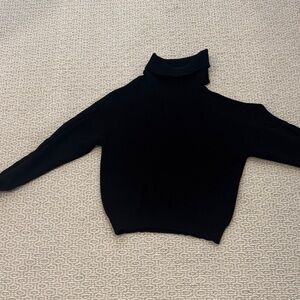 Elegant Black Turtleneck Sweater